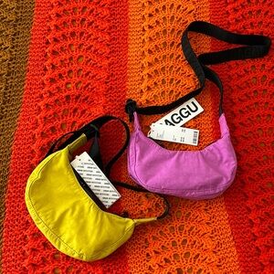 Two Mini Baggu Cresent Bags New With Tags